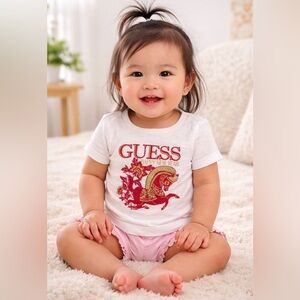 Guess Baby Girl Chinese New Year Shirt size 12 months Year Of The Horse Festive